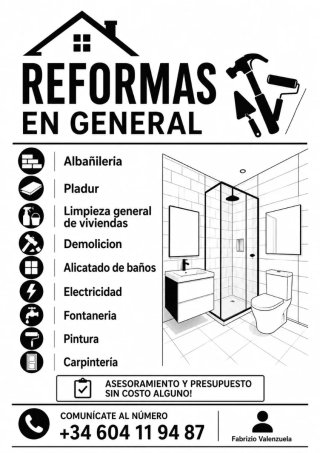Reformas en general.