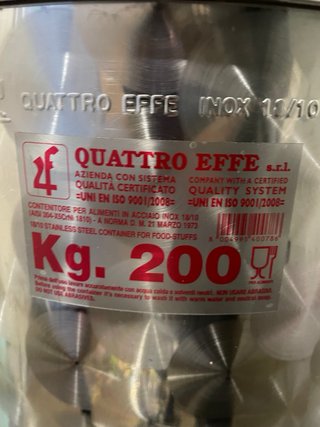 Madurador miel 200kg Acero Inoxidable