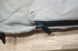 Saco Bugaboo Alto Rendimiento Gris