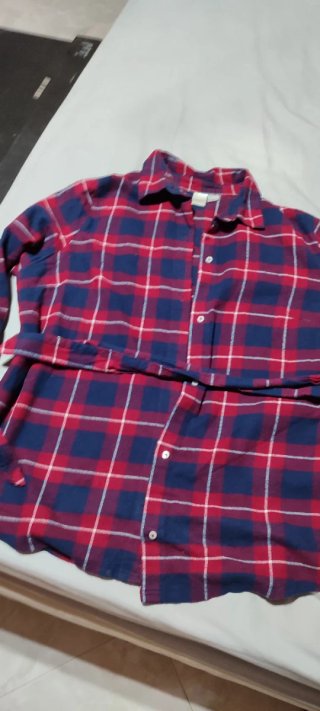 Camicia donna caldo cotone Prenatal L
