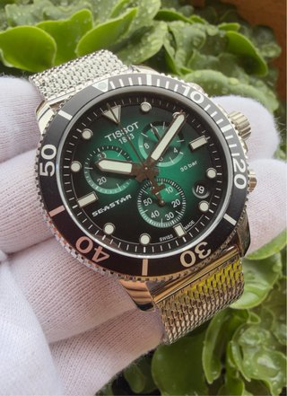 Tissot Seastar 1000 Cronógrafo Verde