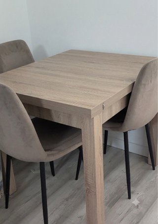 Mesa Comedor Roble Extensible