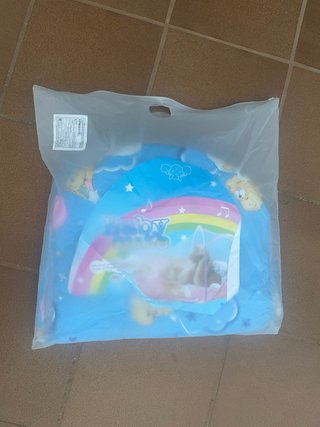 Colchón mosquitera para bebé azul
