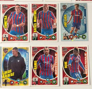 Cromos de fútbol del levante Adrenalyn 2014-15