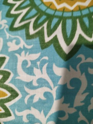4 canovacci/tovagliette Vintage Lino Stampa a Mano