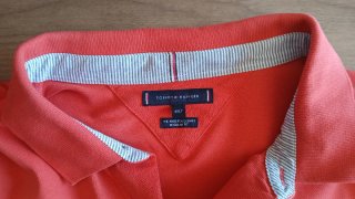 Polo Tommy Hilfiger Hombre Naranja