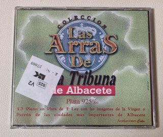 Colección Arras Tribuna Albacete Plata 925 milesim