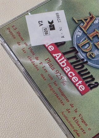 Colección Arras Tribuna Albacete Plata 925 milesim