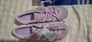 Zapatillas Adidas Mujer Rosa lila pastel y gris