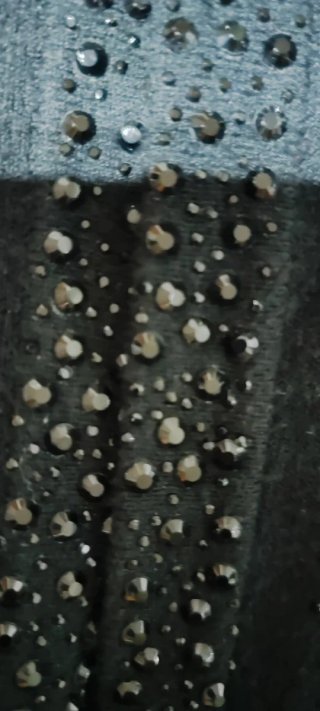 Bolero donna nero con perline