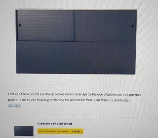 Mueble cabecero