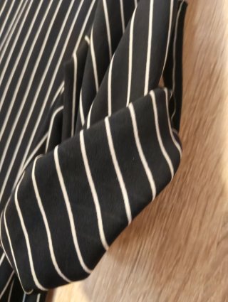 Vestido camisa rayas diplomáticas informal