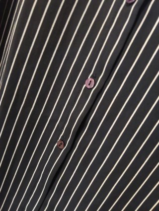 Vestido camisa rayas diplomáticas informal