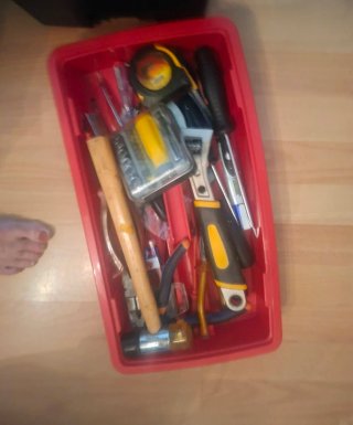 Carro herramientas Tayg TrailBox 57 lleno.