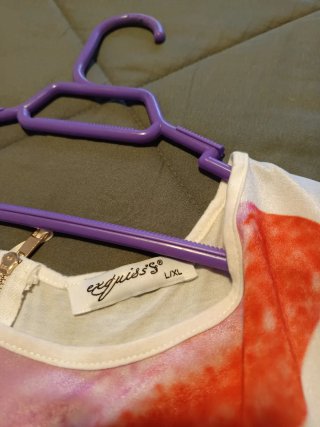 Camiseta sin mangas doble textura