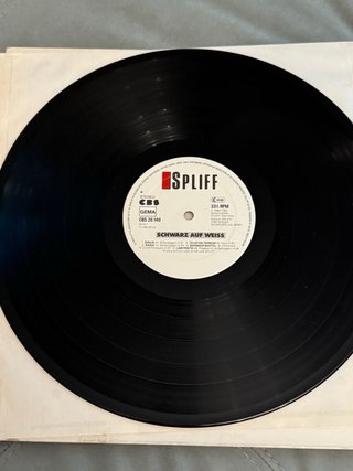 Spliff Schwarz Auf Weiss Vinilo LP 1984