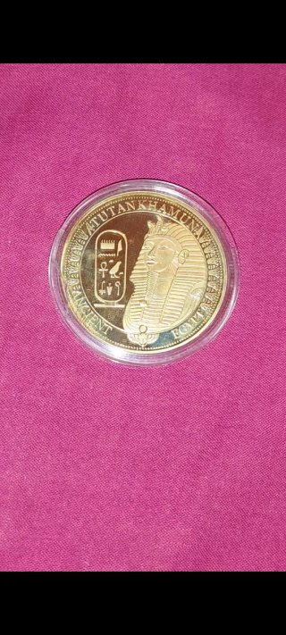 Moneda Antigua Egipto Tutankamón