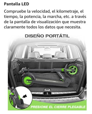Patinete Eléctrico FUNDOT Negro
