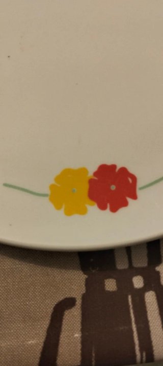 Set 6 Piatti Pizza Decorati Fiori