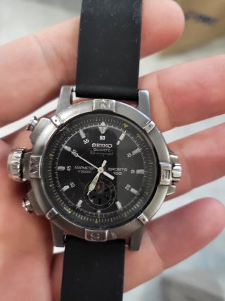 Seiko Sports 150 Map Meter Vintage