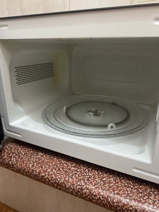 Microondas plateado