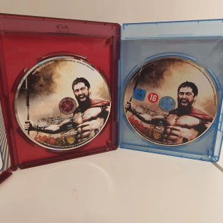Película 300 Blu-Ray y HD DVD