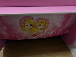 Cama Carroza Princesas Rosa