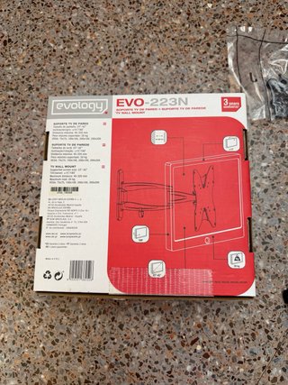 Soporte TV Evology EVO-223N Pared
