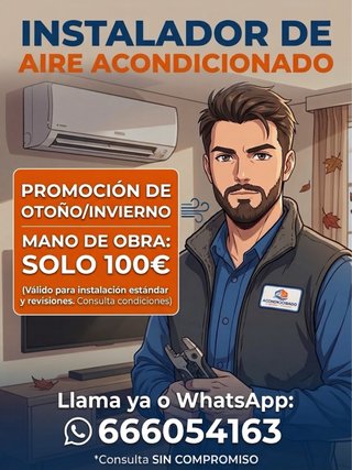 Instalador de aire acondicionado