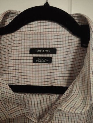 Camisa de vestir Cortefiel cuadros Talla L