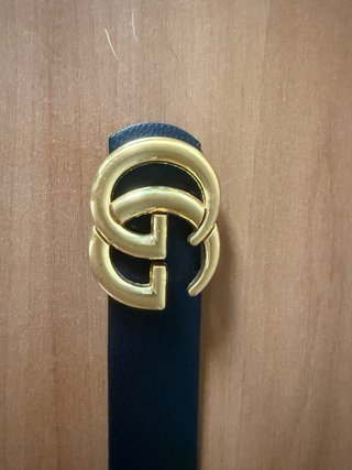 Cintura Gucci GG Marmont 80/32 nera