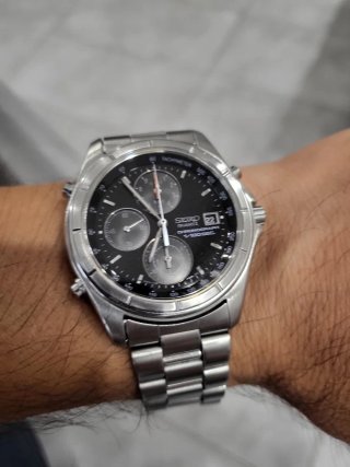Seiko Quartz Chronograph 1/100 Sec. Vintage
