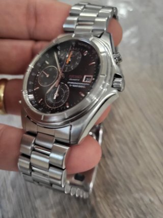 Seiko Quartz Chronograph 1/100 Sec. Vintage