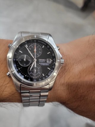 Seiko Quartz Chronograph 1/100 Sec. Vintage