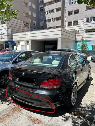 Difusor Negro Brillo BMW Serie 1 E82