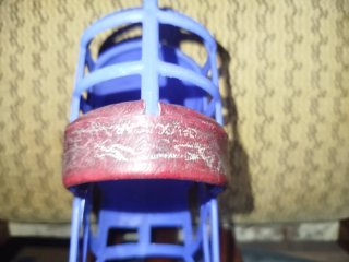Bozal para galgo azul y marrón