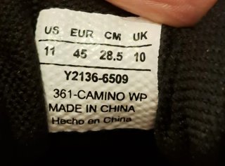 Zapatillas 361° Camino Wap Azul/Naranja