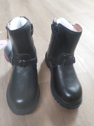 Stivaletti Mayoral Pelle Nera Nuovi Tg 32,31,35