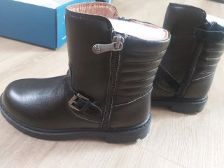 Stivaletti Mayoral Pelle Nera Nuovi Tg 32,31,35