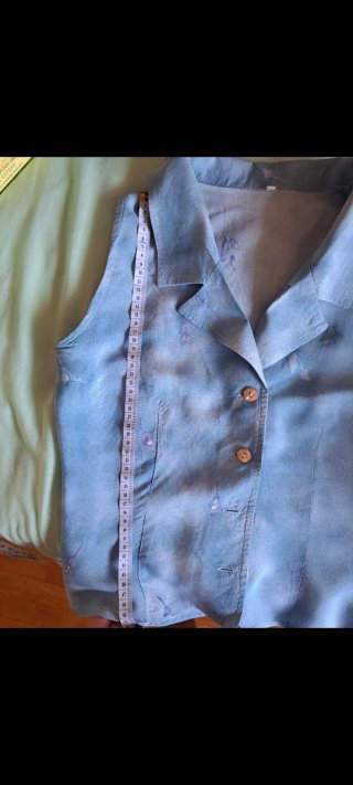 Blusa veraniega azul y morada