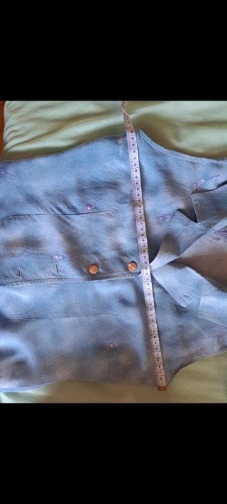 Blusa veraniega azul y morada