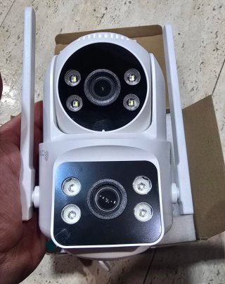 Ctronics Cámara WiFi Doble Lente PTZ Exterior