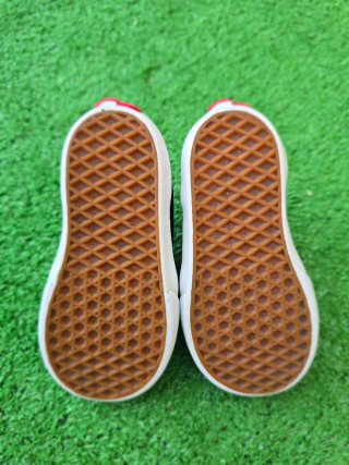 Zapatillas Vans Old Skool Niños Negro Velcro