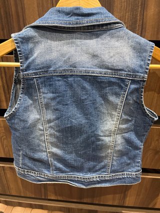 Chaleco vaquero azul talla XS