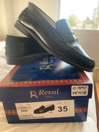 Zapatos de niño Reval de color azul marino oscuro