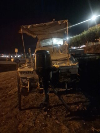 Lancha fibra motor Mariner 50cv