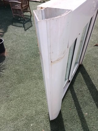 Tríptico de 3 ventanas aluminio climalit.