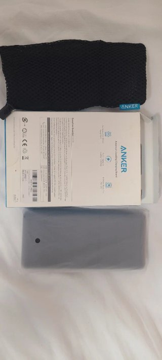 Powerbank Anker Negra con Funda y Cable 20k MAh