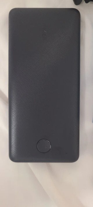 Powerbank Anker Negra con Funda y Cable 20k MAh