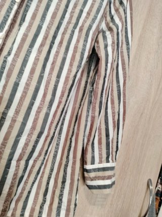 Camisa vintage retro a rayas